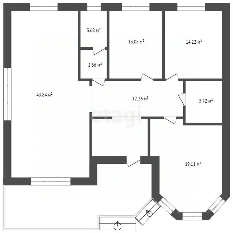 Дом в Тюменская область, Тюменский муниципальный округ, с. Луговое ул. ... - Фото 2