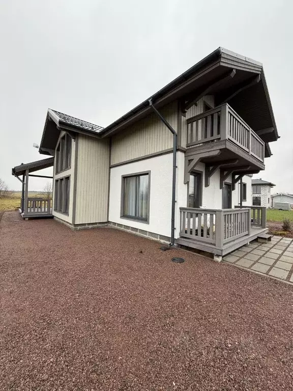 Коттедж в Ленинградская область, Ломоносовский район, Виллозское ... - Фото 1