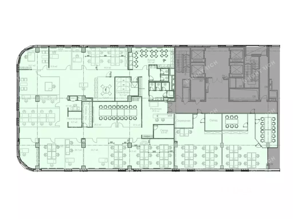 Офис в Москва ул. Двинцев, 12к1А (906 м) - Фото 2