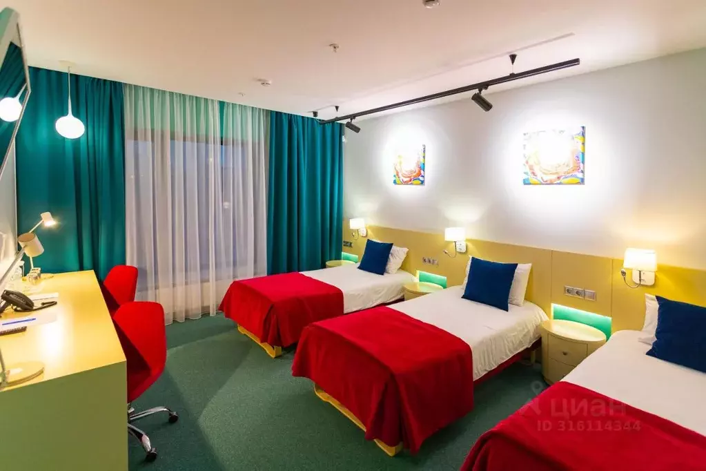 Комната Москва ул. Лужники, 24с24 (24.0 м) - Фото 2