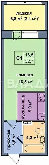 Студия Московская область, Истра муниципальный округ, д. Высоково ... - Фото 1