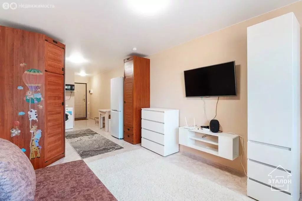 Квартира-студия: Омск, улица 1-ой Красной Звезды, 65 (26.6 м) - Фото 2