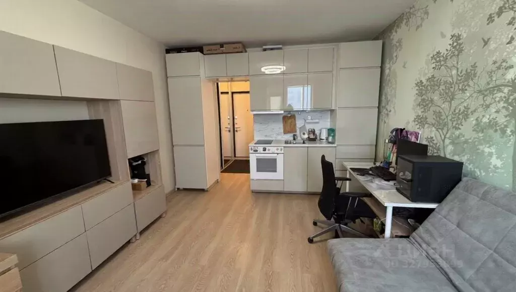 Студия Ленинградская область, Мурино Всеволожский район, бул. ... - Фото 1