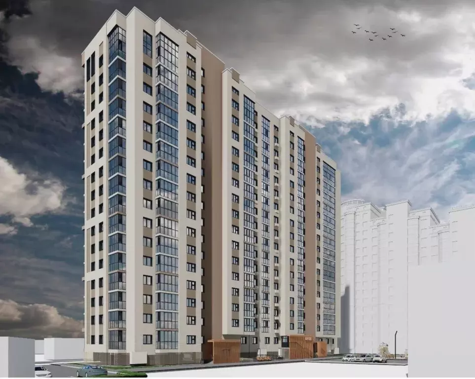 Квартира, 1 комната, 43.61 м - Фото 0