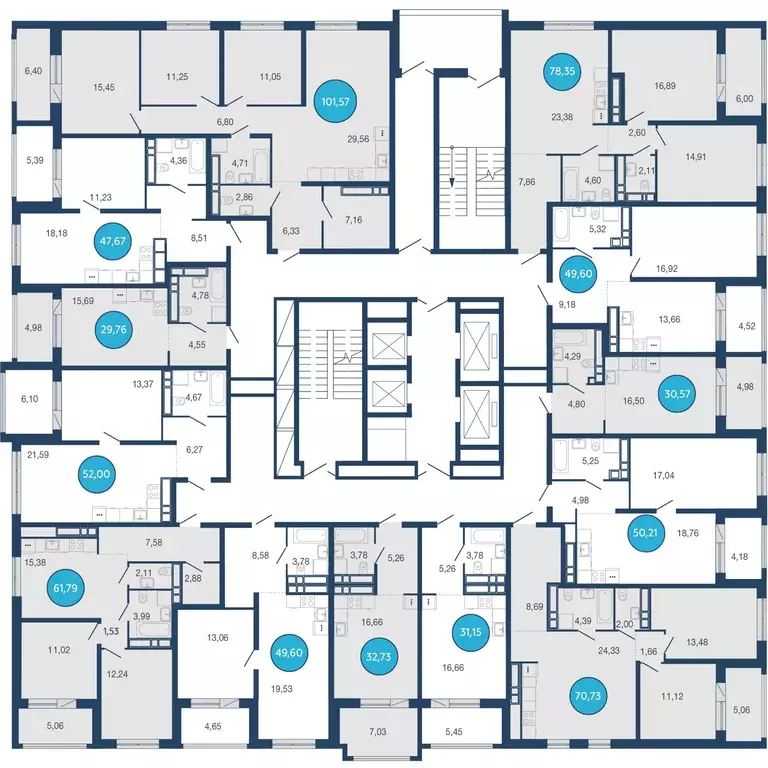 2-к кв. Липецкая область, Липецк Елецкое ш., 9 (78.35 м) - Фото 2