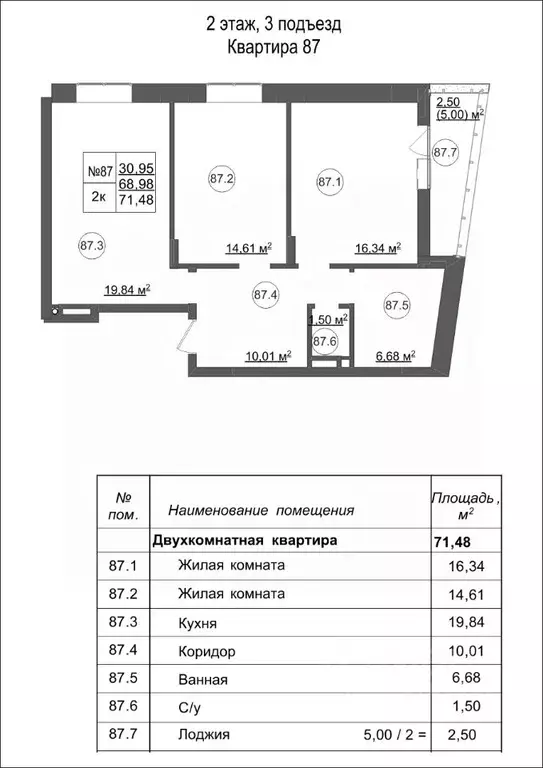 2-к кв. Белгородская область, Белгородский район, Дубовское с/пос, с. ... - Фото 1
