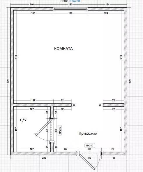 Студия Приморский край, Владивосток ул. Добровольского, 11 (22.7 м) - Фото 1