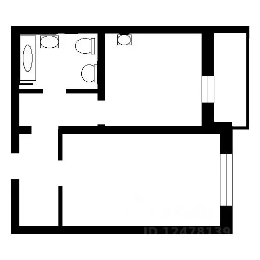 1-к кв. Санкт-Петербург ул. Корнея Чуковского, 3к3 (38.0 м) - Фото 1