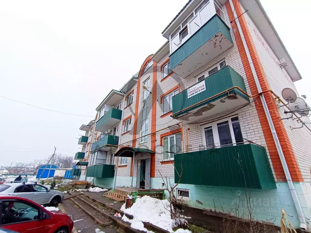 1-к кв. Краснодарский край, Апшеронск Соцгородок мкр, 25А (33.9 м) - Фото 1