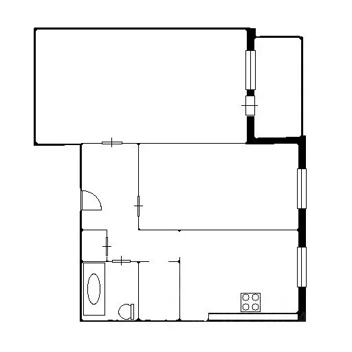 2-к кв. Башкортостан, Уфа ул. Ферина, 18 (43.0 м) - Фото 2