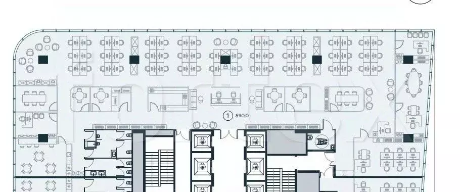 Офис в Москва ул. Грузинский Вал, 3С9 (590 м) - Фото 1