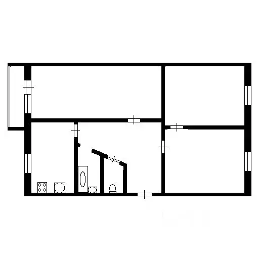 3-к кв. Татарстан, Казань ул. Рихарда Зорге, 83 (66.2 м) - Фото 1