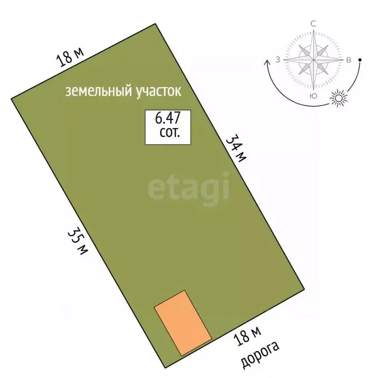 Дом в Ставропольский край, Пятигорск № 7 садоводческий массив, ул. 3-я ... - Фото 1