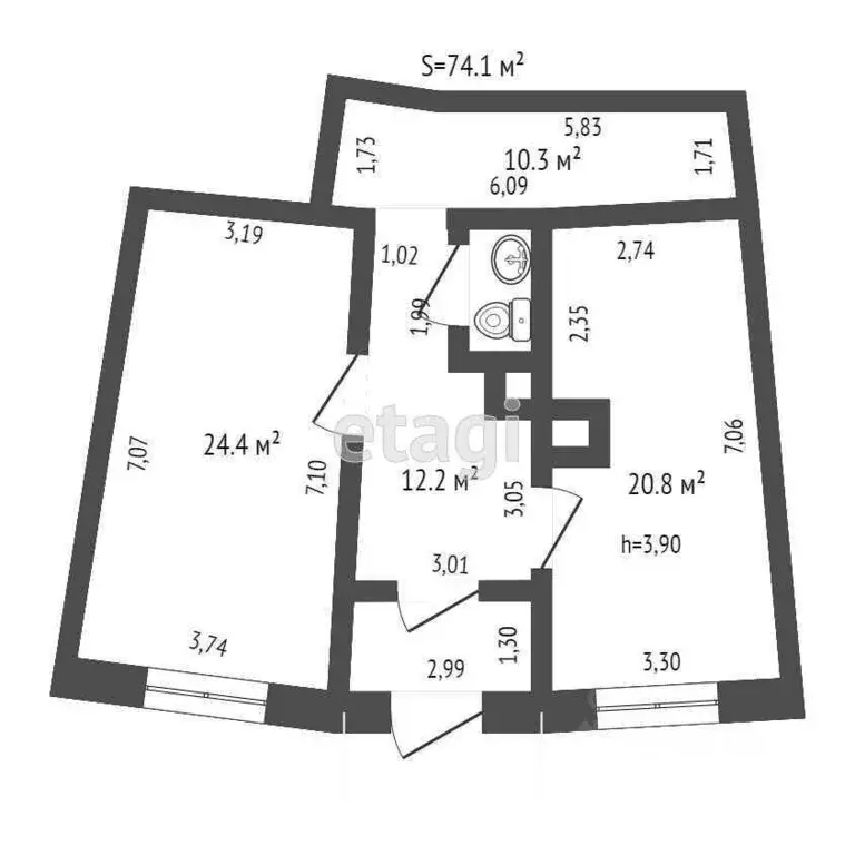 Помещение свободного назначения в Москва Ленинградское ш., 130к1 (74 ... - Фото 0