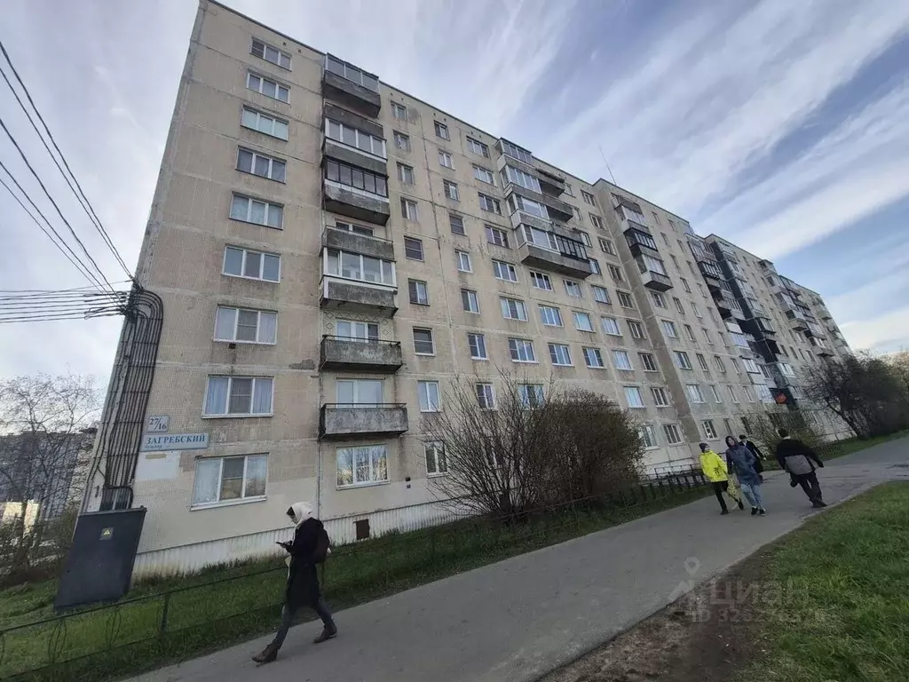 2-к кв. Санкт-Петербург Загребский бул., 27/16 (51.0 м) - Фото 1