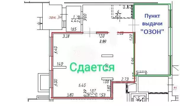 Помещение свободного назначения в Москва проезд Чечерский, 136 (70 м) - Фото 0