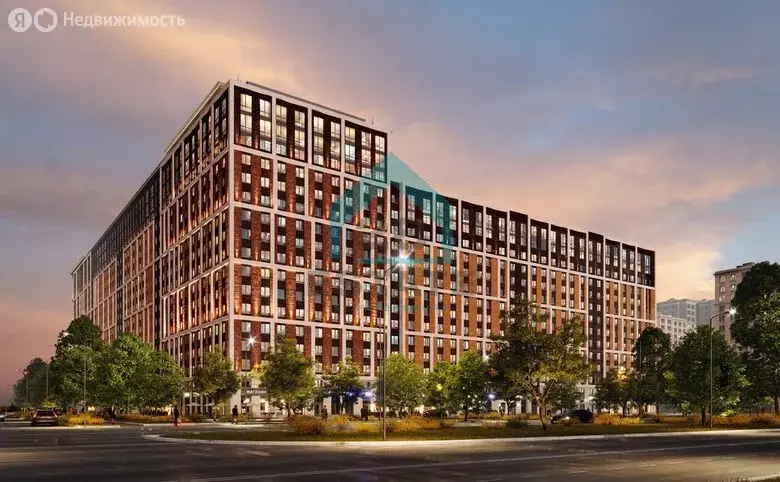 Квартира-студия: Санкт-Петербург, Октябрьская набережная, 5 (21.25 м) - Фото 1