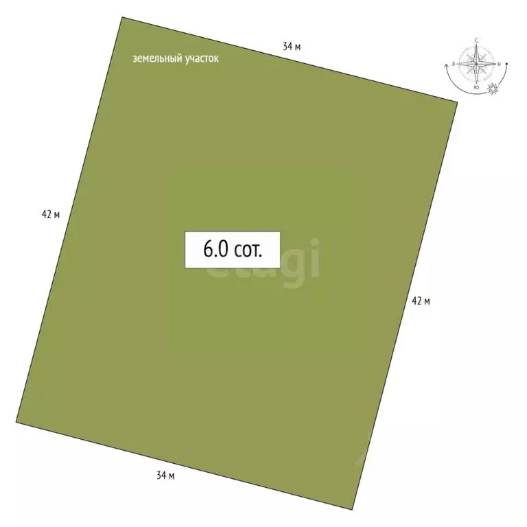 Участок в Алтай, Майминский район, с. Подгорное ул. Магистральная (6.0 ... - Фото 2