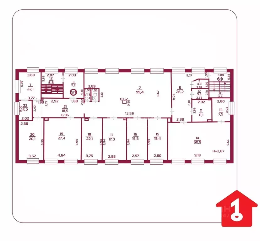 Помещение свободного назначения в Омская область, Омск ул. 10 лет ... - Фото 2