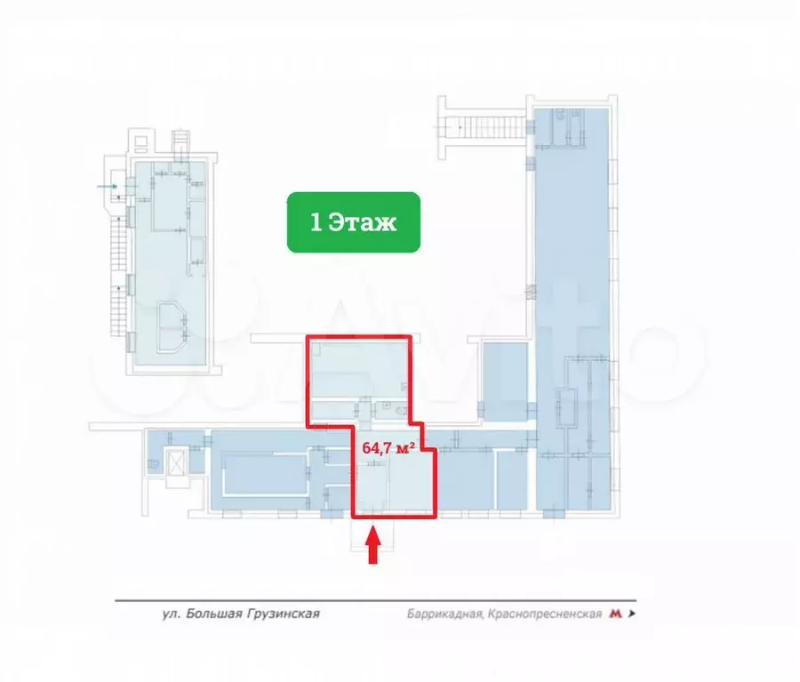 Продажа ПСН на Пресне - 64,7 м - Фото 1