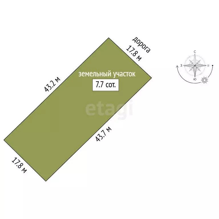 Участок в Симферопольский район, Перовское сельское поселение, село ... - Фото 1