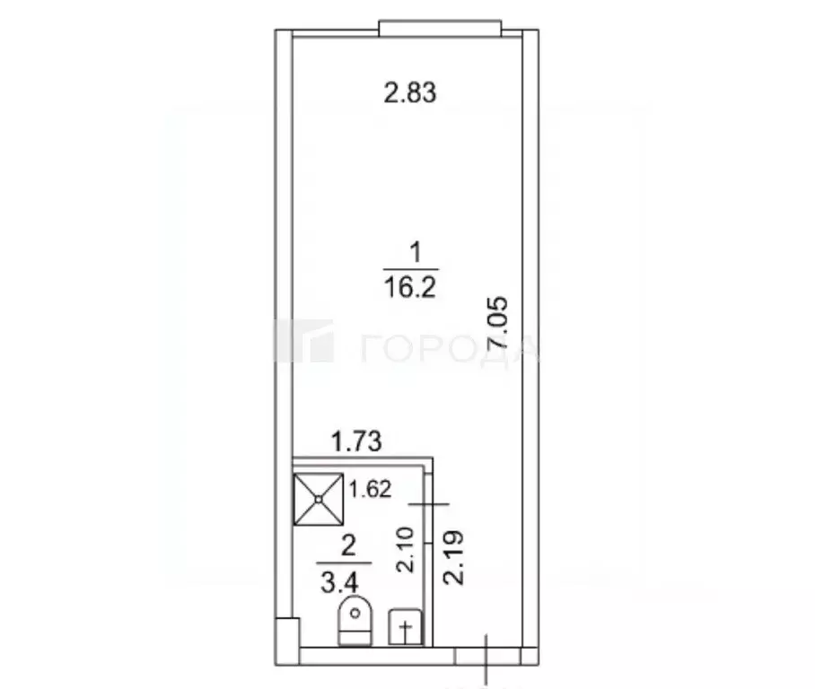 Помещение свободного назначения в Алтайский край, Барнаул просп. ... - Фото 2
