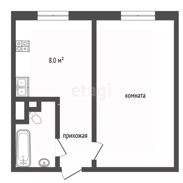 1-к кв. Ярославская область, Ярославль Ленинградский просп., 68к4 ... - Фото 2
