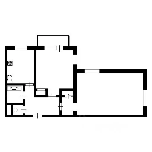 2-к кв. Санкт-Петербург ул. Есенина, 15К1 (52.0 м) - Фото 1