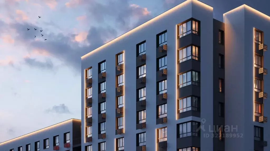 Студия Тюменская область, Тюмень Сибирский жилой комплекс (26.03 м) - Фото 2