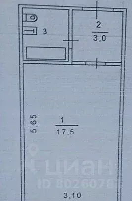 Студия Приморский край, Уссурийск ул. Горького, 98 (22.8 м) - Фото 2