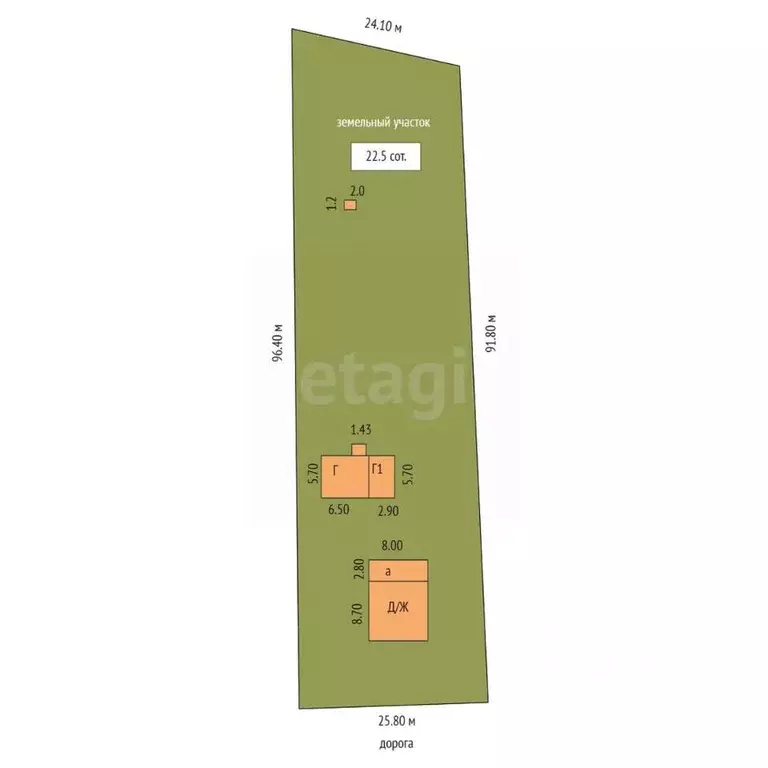Дом в Калужская область, Малоярославец ул. Чуриковская дорога, 5 (88 ... - Фото 2