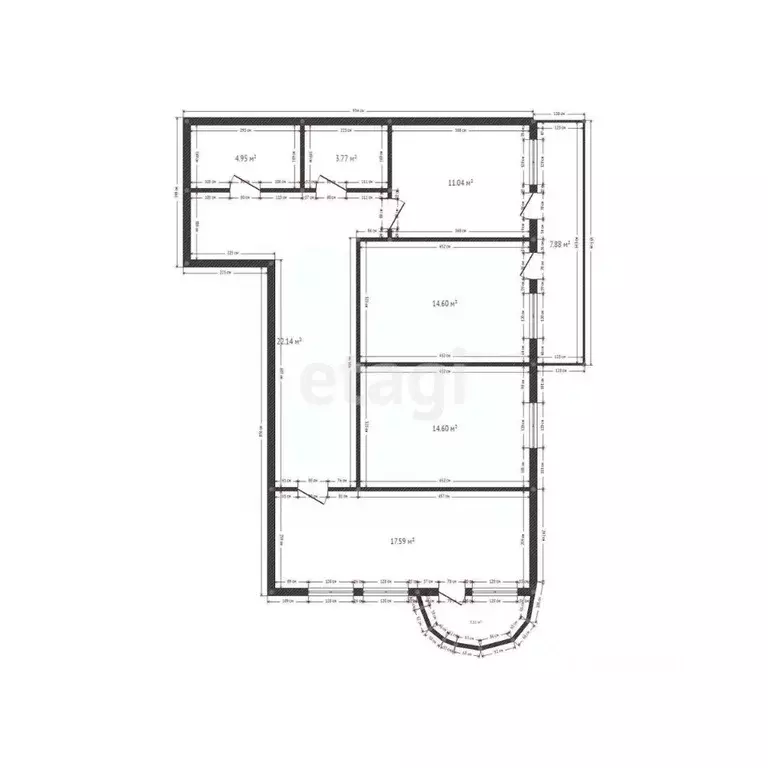 3-к кв. Дагестан, Махачкала ул. Ирчи Казака, 9Б (105.0 м) - Фото 2