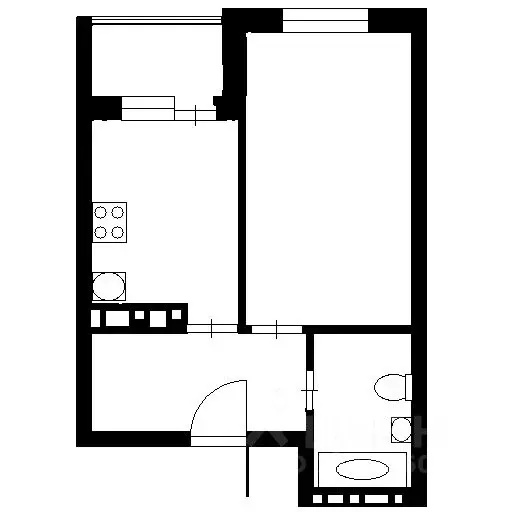 1-к кв. Башкортостан, Уфа Айская ул., 39 (37.0 м) - Фото 1