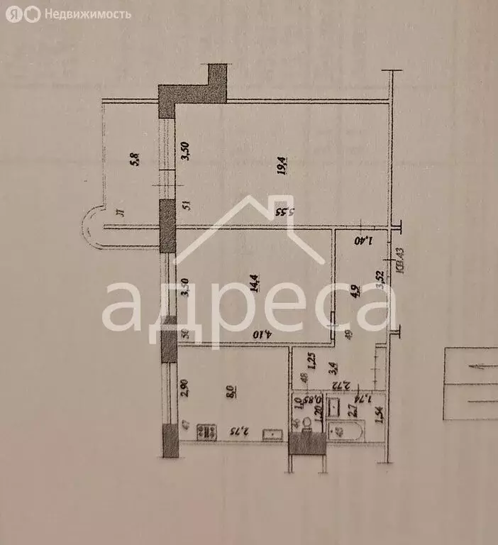 2-комнатная квартира: Самара, улица Дыбенко, 116 (53.8 м) - Фото 1