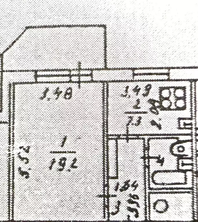 1-к кв. Татарстан, Казань ул. Фатыха Амирхана, 38 (36.7 м) - Фото 2