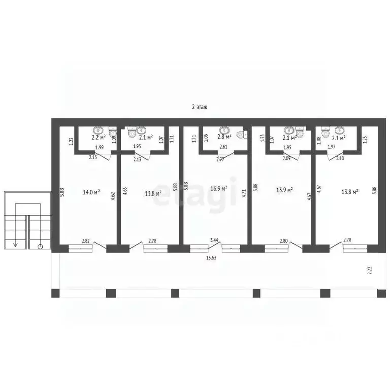 Дом в Крым, Щелкино Ленинский район, ул. Невская, 38 (297 м) - Фото 2