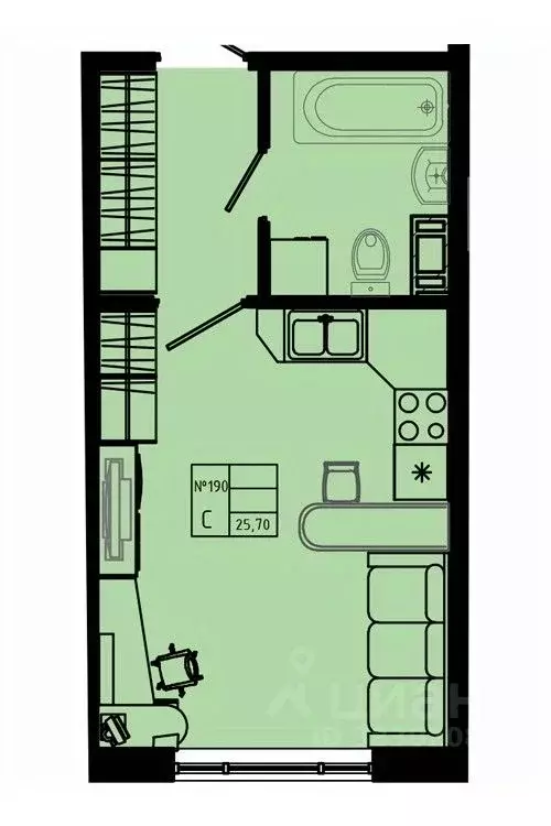 Студия Ленинградская область, Коммунар г. Гатчинский муниципальный ... - Фото 1