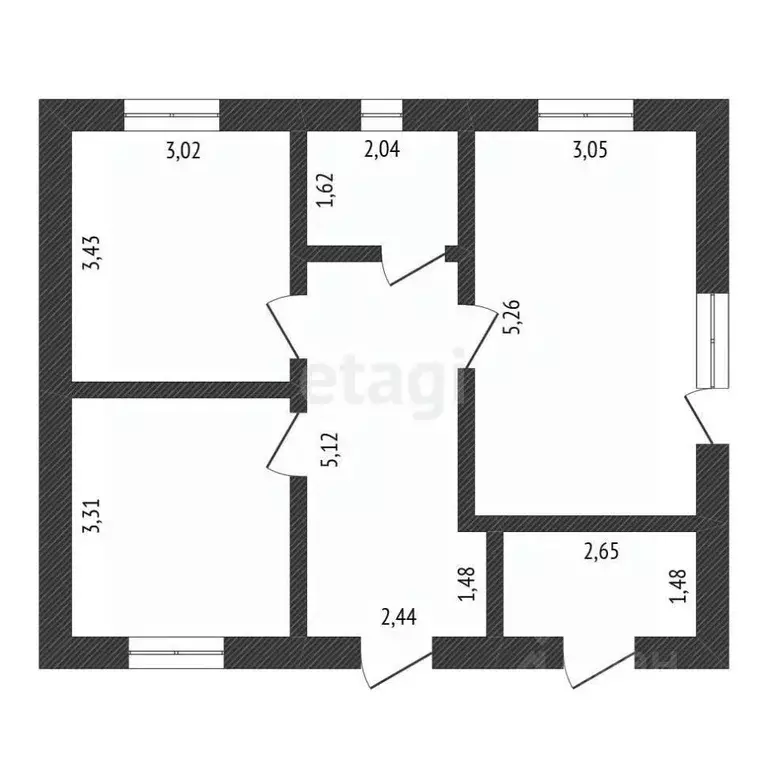 Дом в Амурская область, Благовещенск Дальняя ул., 90 (60 м) - Фото 1