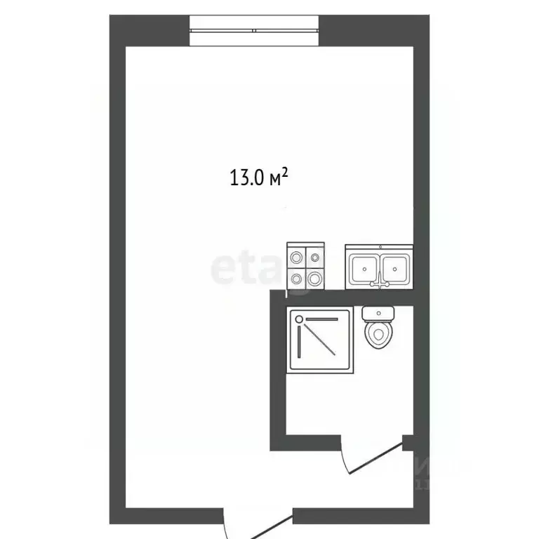 Комната Мордовия, Саранск Студенческая ул., 9 (13.0 м) - Фото 2