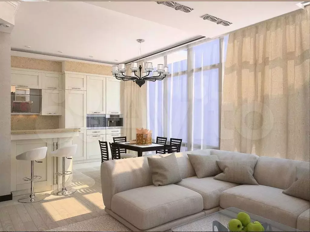 Квартира-студия, 36,6 м, 5/25 эт. - Фото 0