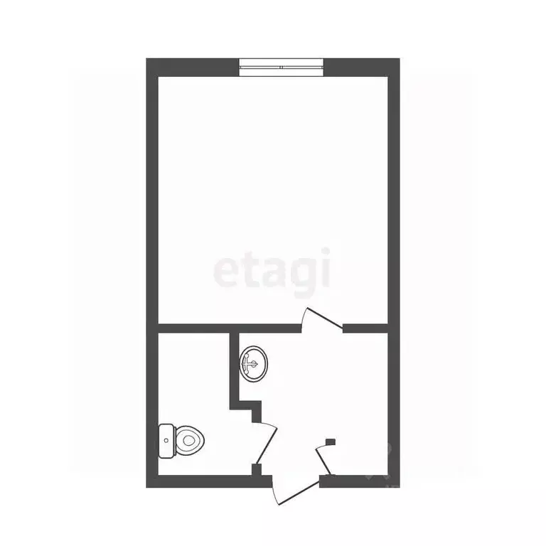 Студия Кемеровская область, Новокузнецк ул. 13-й Микрорайон, 5 (12.0 ... - Фото 2