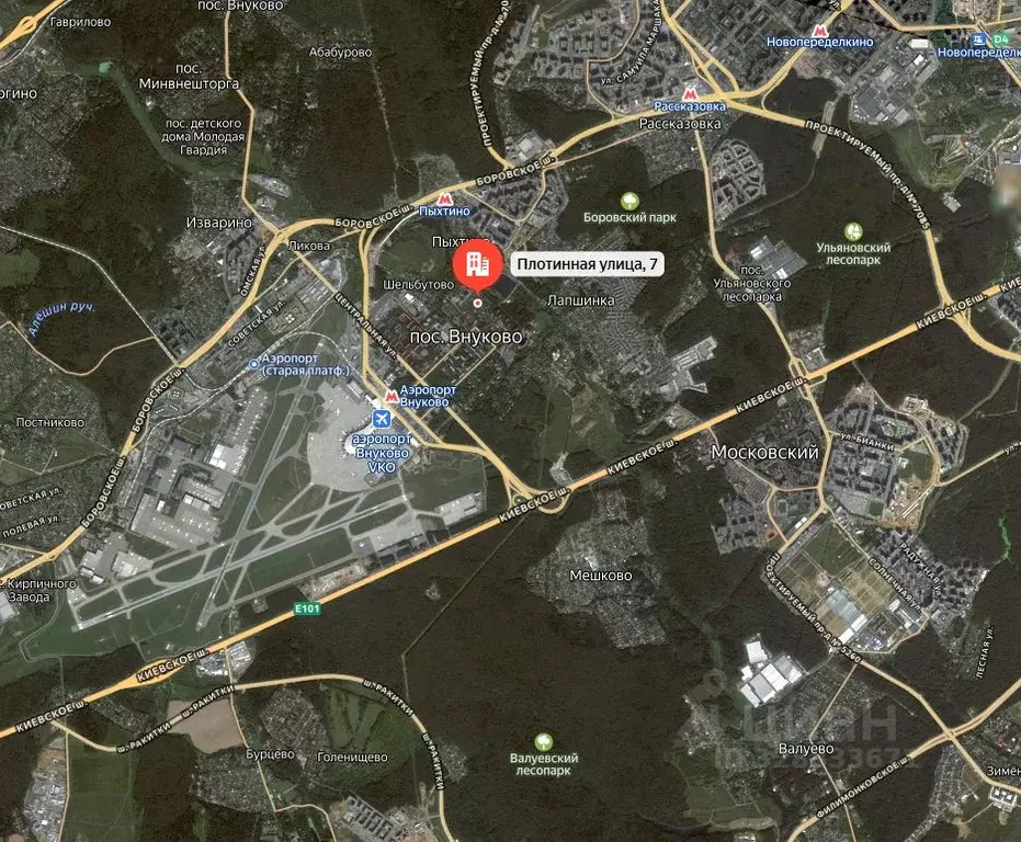 Участок в Москва пос. Внуково, ул. Плотинная, 7 (6.3 сот.) - Фото 1