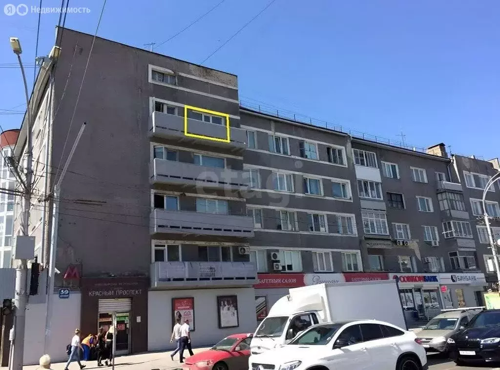 1-комнатная квартира: Новосибирск, Красный проспект, 59 (25 м) - Фото 0