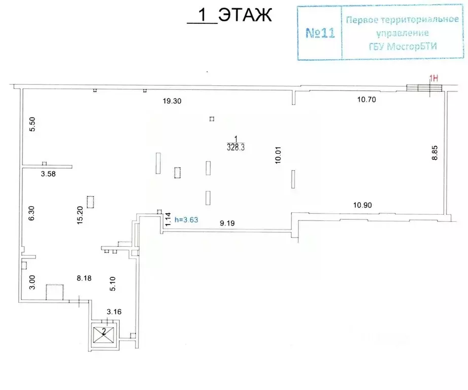 Торговая площадь в Москва 4-й Верхний Михайловский проезд, 1 (372 м) - Фото 2