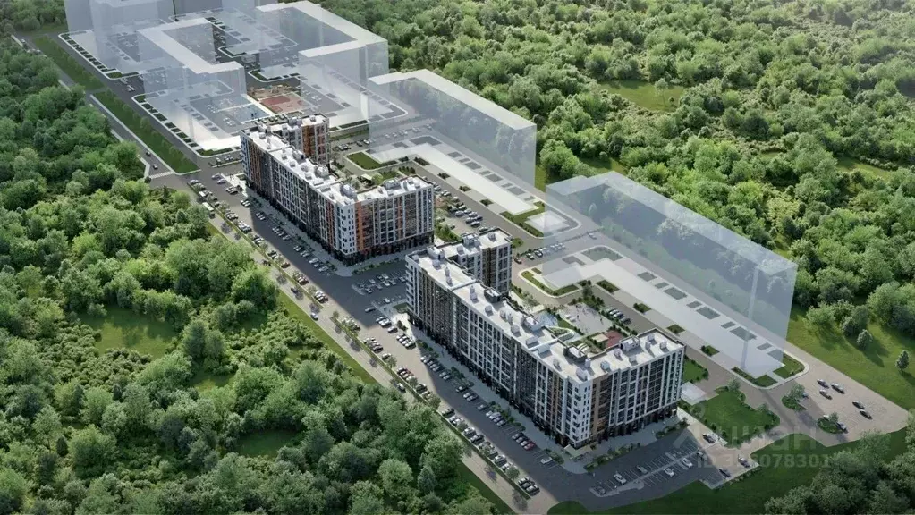 1-к кв. Тверская область, Тверь Лесная Мелодия-3 жилой комплекс (34.25 ... - Фото 2