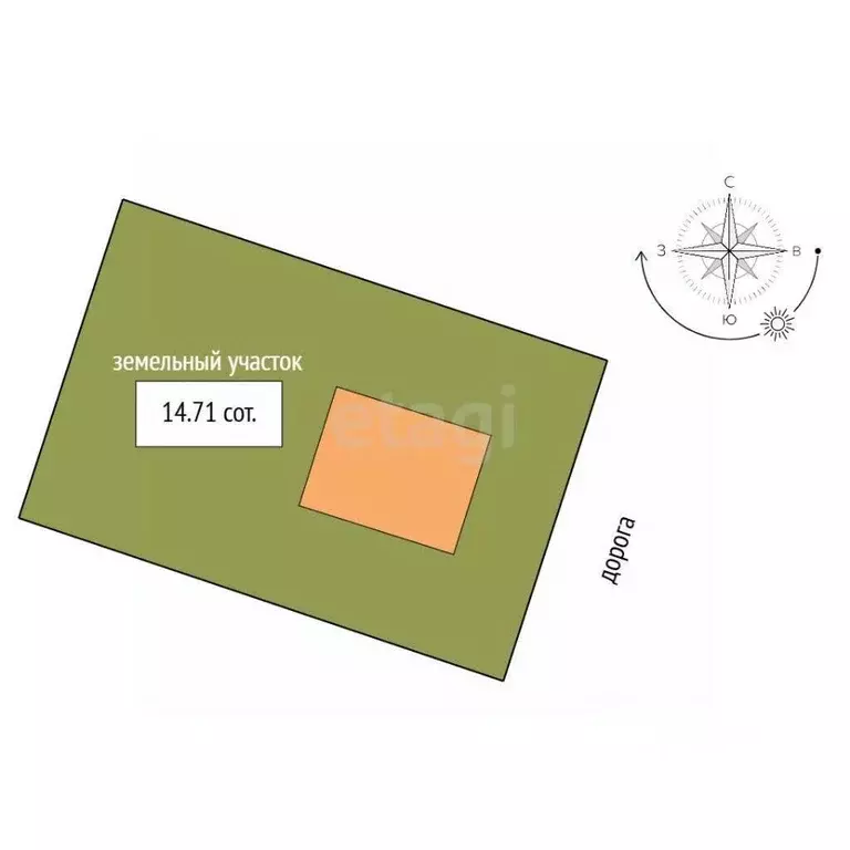 Участок в Костромская область, Нея ул. 2-я Пятилетка (14.71 сот.) - Фото 1