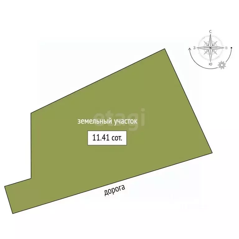 Участок в Нижегородская область, Володарский муниципальный округ, д. ... - Фото 2