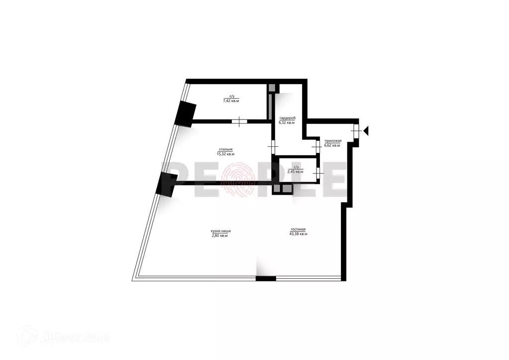 Продаётся 2-к квартира, 83.3 м - Фото 1