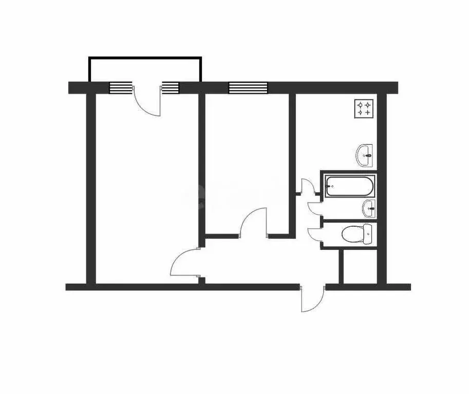 2-комнатная квартира: Бакал, улица Строителей, 21 (53.4 м) - Фото 0