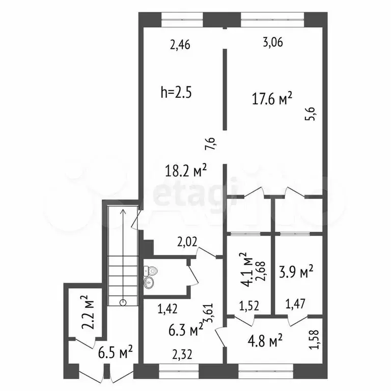 Продам помещение свободного назначения, 68.6 м - Фото 0